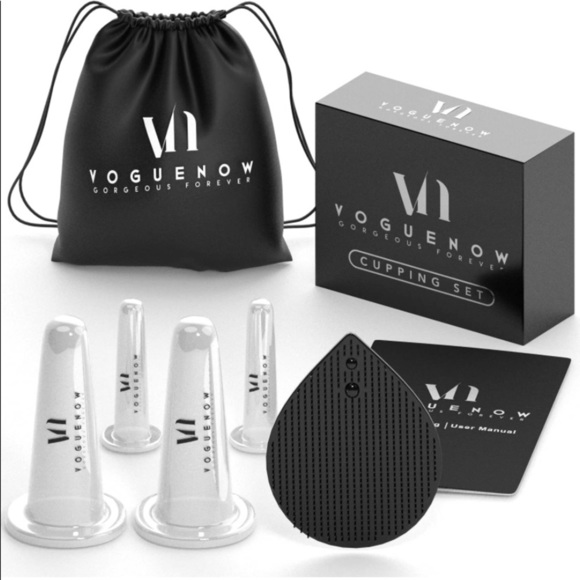 Silicone Facial Cupping Therapy Set - Face Cup Kit - Picture 1 of 5